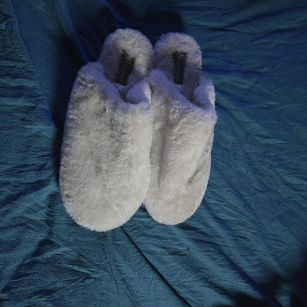 Cozy White Faux Fur Slippers By Ugg